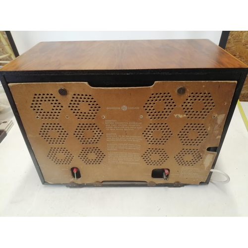 358 - Vintage walnut case radio by Pye