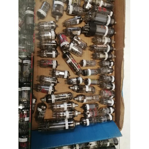 361 - Large array of loose valves, radio and other purposes, usual makes, Mullard, Mazda etc, various size... 