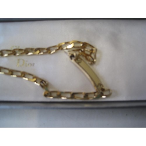 387 - Christian Dior necklace in presentation box etc.