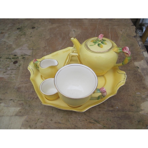 434 - Royal Winton morning tea set, not cracked plate