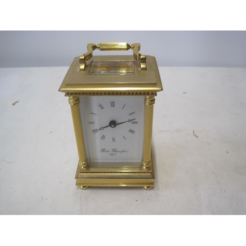 437 - 20th century Robert Blandford carriage clock