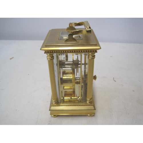 437 - 20th century Robert Blandford carriage clock