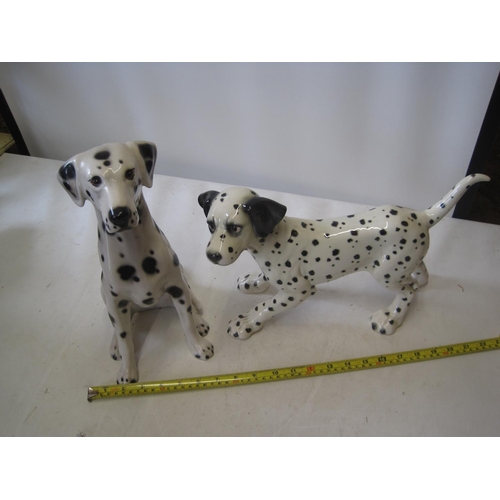 452 - Goebel and one other Dalmatian dog ornaments