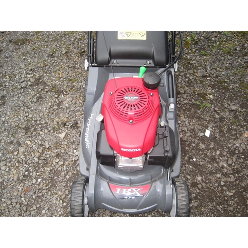 489 - Honda HRX 476 petrol mower