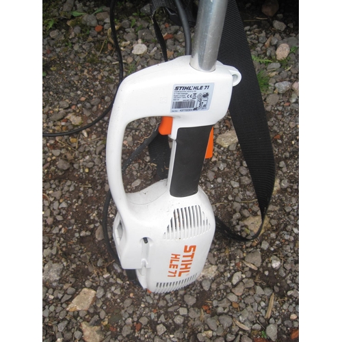 490 - Stihl HLE 71 electric pole pruner / hedge cutter