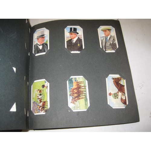 493 - Assorted albums of Commemorative issue cigarette cards by major manufacturers fixed in albums, loose... 