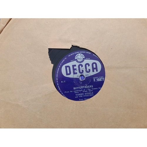 559 - Assorted 78s on main labels including 1 x Carl Perkins