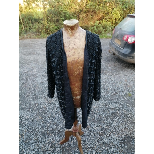 4 - Vintage beaded long ladies coat