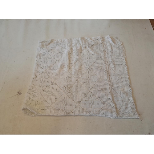 103 - Vintage crochet work panel