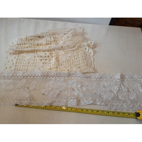 113 - Single crochet work curtain and panel