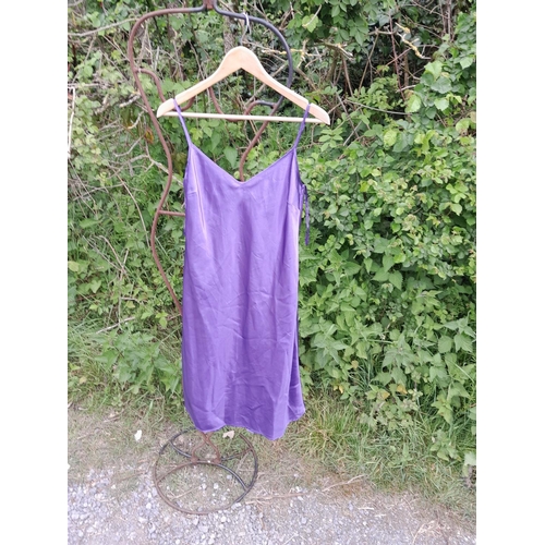 172 - Purple satin camisole