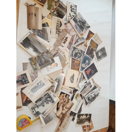 Shoebox full of postcards from earl y 20th century onwards, multi ...