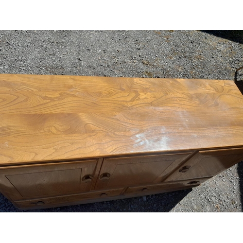 67 - Highly polished Ercol mid 20th century sideboard in good order