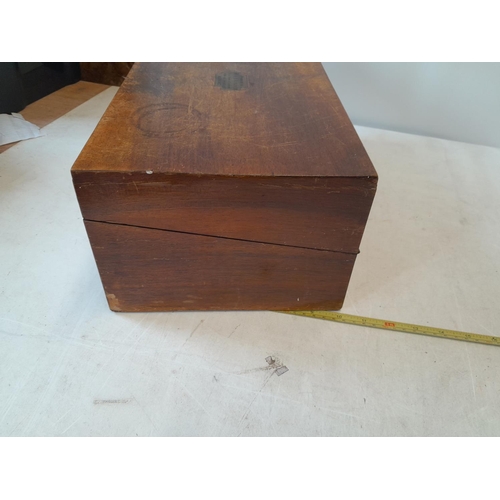 131 - Victorian mahogany writing slope