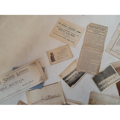 152 - Collection of paper ephemera relating to the Parker & Edwards family, black and white family and Roy... 