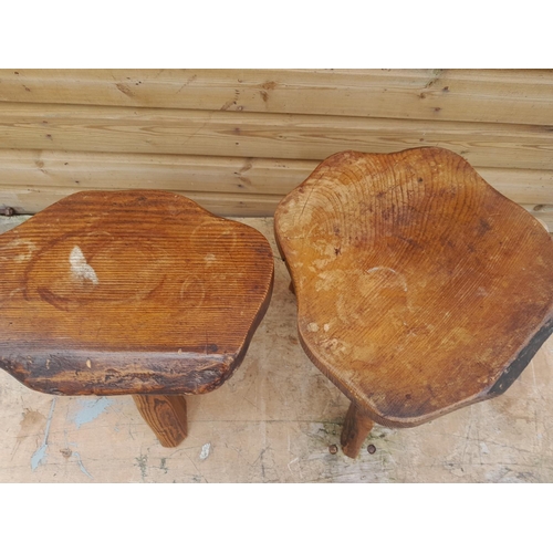 158 - Pair of vintage Wander Wood rustic tables