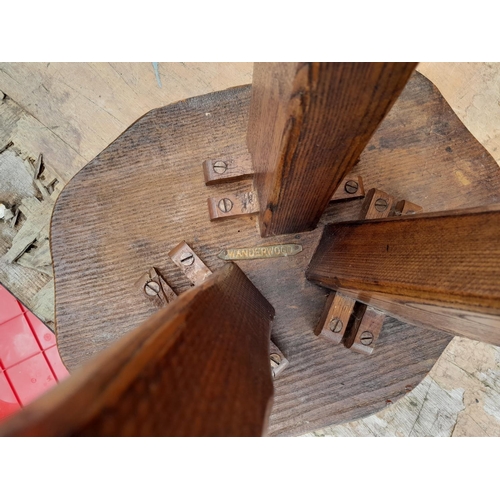 158 - Pair of vintage Wander Wood rustic tables