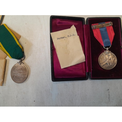 174 - Medals : Territorial Force Efficiency medal British War Medal 1914 - 1918 medal &  Victory Medal awa... 