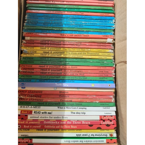 183 - Box of vintage Ladybird books