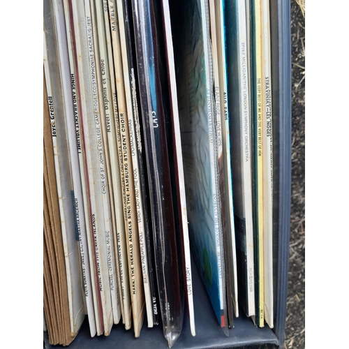 200 - Box of classical themed vinyl records albums, singles and EPS