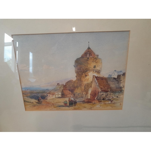 210 - Well executed 19th century watercolour, initialled