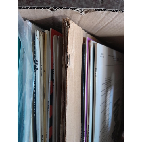 217 - Box of records, classical and musicals