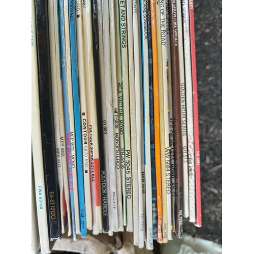 225 - Various vinyl records, mainly easy listening