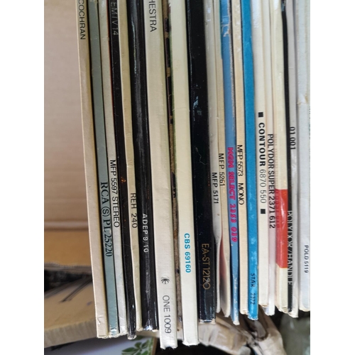 225 - Various vinyl records, mainly easy listening