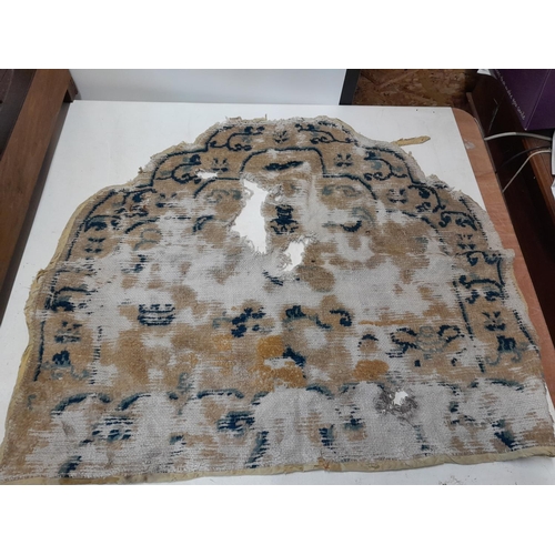 241 - Late 18th century Chinese carpet fragment