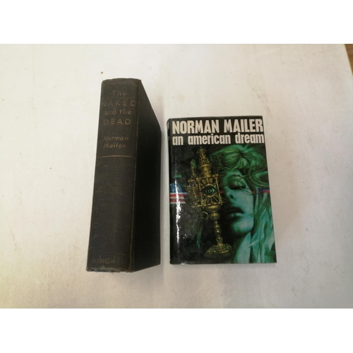 244 - 2 x volumes by Norman Mailer : An American Dream 1965 Edition in d/j & The Naked and the Dead 1949 e... 