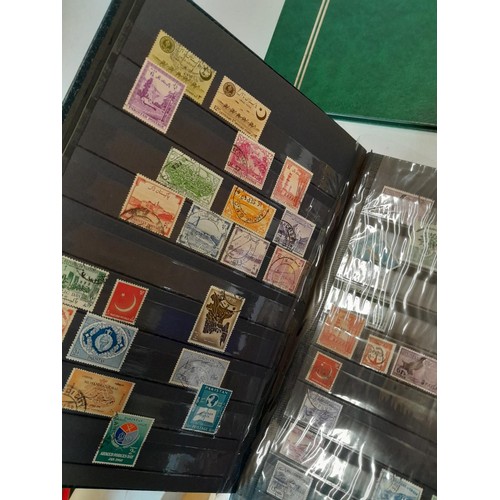 270 - Duplicated collections of Stamps of the World in 4 x partially filled stock books, better GB Commonw... 