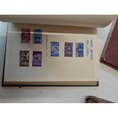 274 - Partially filled used stamp collection, Stamps of the World, sparsely filled stock book and sparsely... 