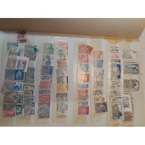 274 - Partially filled used stamp collection, Stamps of the World, sparsely filled stock book and sparsely... 