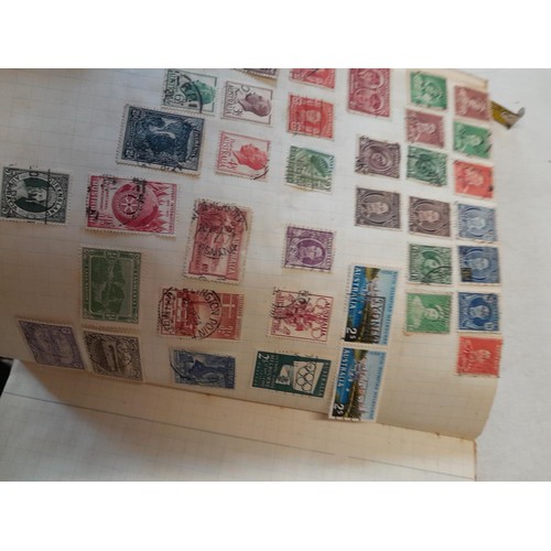 274 - Partially filled used stamp collection, Stamps of the World, sparsely filled stock book and sparsely... 