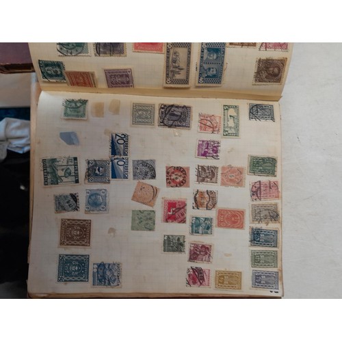 274 - Partially filled used stamp collection, Stamps of the World, sparsely filled stock book and sparsely... 