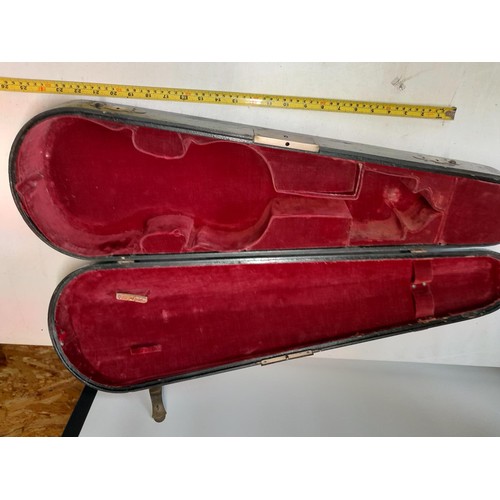 280 - Late 19th century wooden violin case