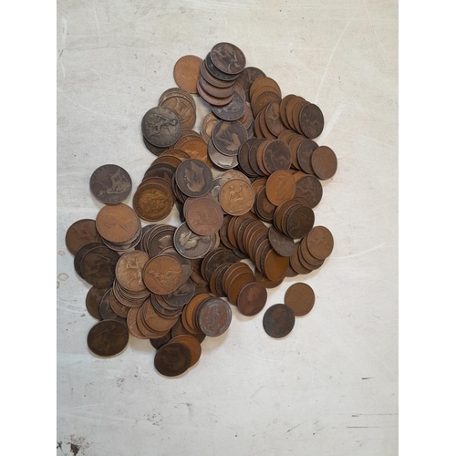 312 - Bag of Copper Pennies approx 1.5 kg