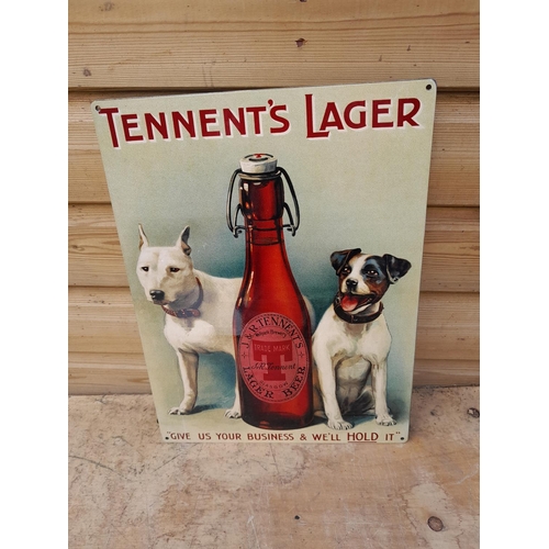 13 - Vintage Style advertising painted metal sign 40 cms x 30 cms