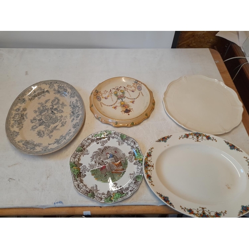 48 - Assorted Victorian and later pottery table ware