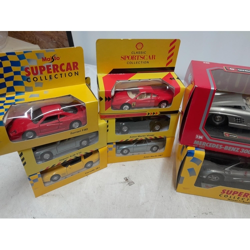 110 - Collection of Maisto & Burago die cast toy cars