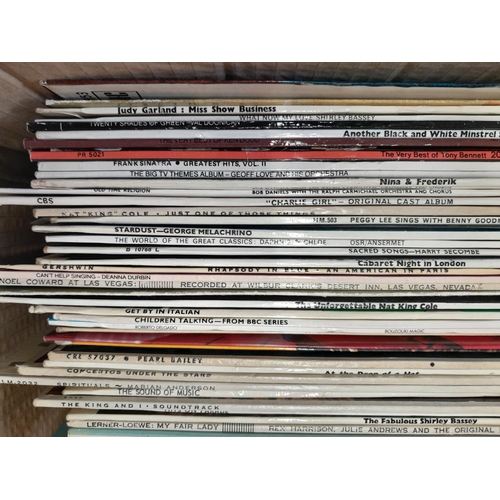 122 - Box of mixed theme records and 78 s