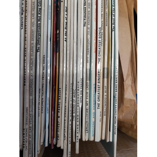 122 - Box of mixed theme records and 78 s