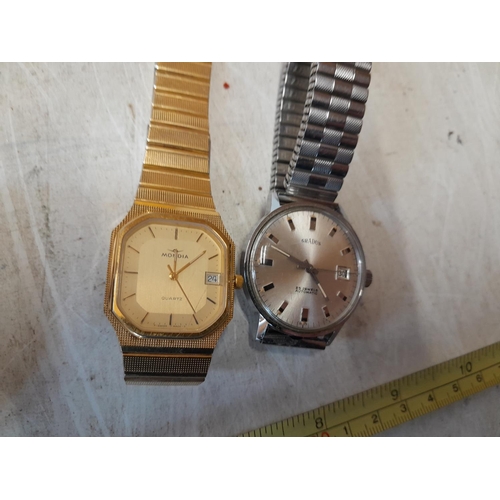 299 - 2 x gents wristwatches : Gradus & Seiko