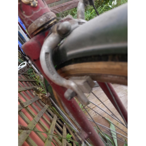 17 - Vintage Dawes Realm Rider drop handle bicycle for restoration, weinmann brakes, engraved handle bars