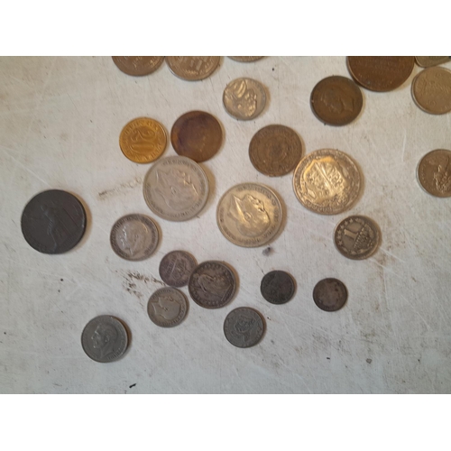 53 - Coins of the world, some current or exchangeable, small amount of silver included & ESSO collectors ... 