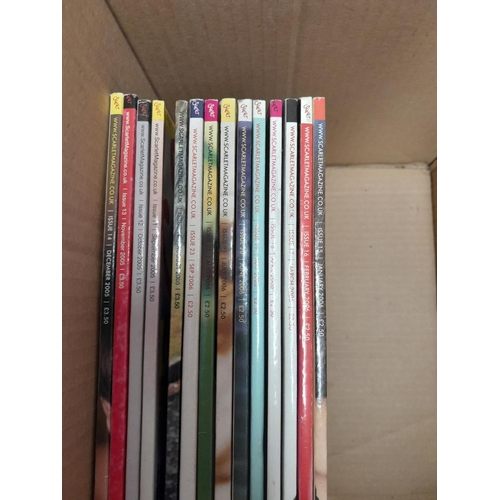 456 - Adult literature : 14 x copies of Scarlet magazine from 2055 / 2006