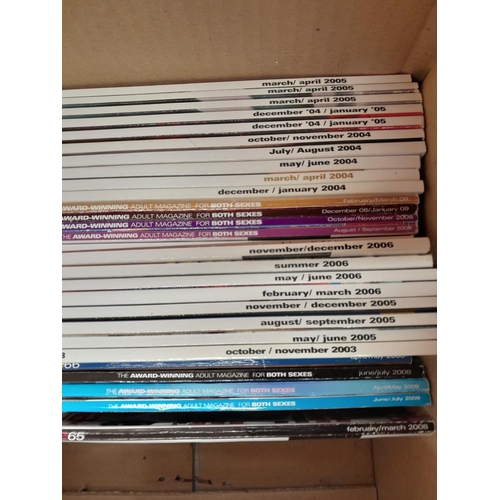 458 - Adult literature : 28 x copies of Desire magazine in  differing size formats 2003- 2008