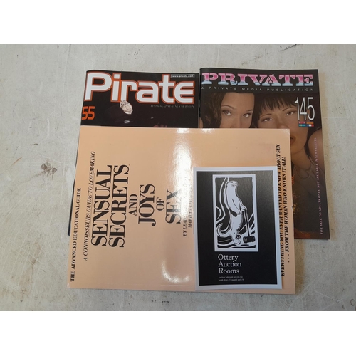 461 - Adult literature : Pirate Magazine, Private Magazine & Sensual Secrets By Marilyn Chambers