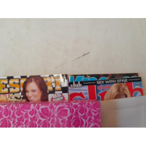 464 - Adult literature : 6 x magazines, 2 x Knave, 2 x International Club, Men only & Escort