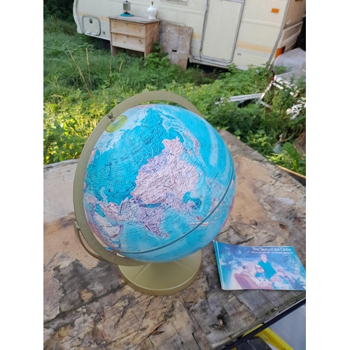 73 - Vintage students globe from the 1970s
